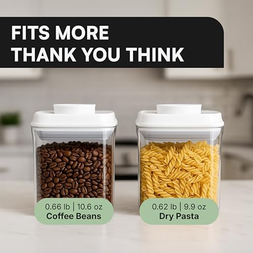 Bop Top Airtight Food Storage Containers | Pop-Top Lid | 3.5 Cups / 30 Oz - Image 4