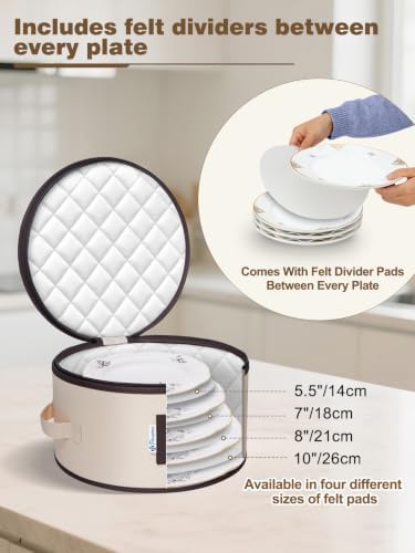 punemi Fine China Storage Containers, 5-Piece Hard Shell Set for Moving - Image 3