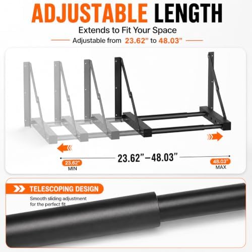 TRUSOON Wall-Mounted Folding Tire Rack, 600lb Capacity, 24-48 in Wide - Image 7