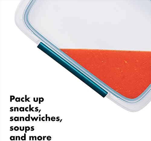 OXO Good Grips Prep & Go Food Storage Container - 5 Cups, Teal - Image 3