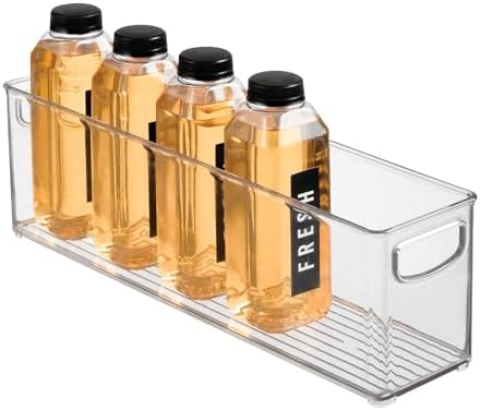 iDesign Plastic Stackable Storage Bin, Clear by iDesign