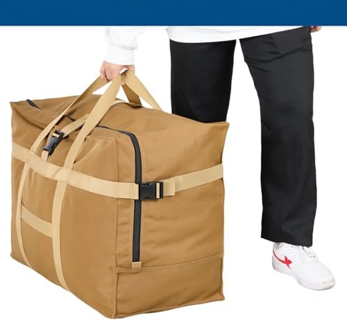 Arxus Large Duffel Bag, Waterproof Carry on Weekend Overnight Storage Bag over Luggage for Airline, Travel, Camping, Moving - Image 2