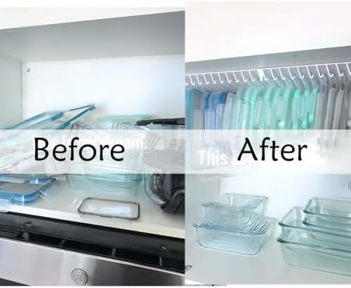 Lid Loft Lid Organizer, 10-Slot LidLoft Hanging Organizer in Cabinet - Image 5