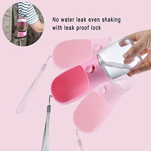 Cibaabo Dog Water Bottle Portable with Food Container & Filter for Travel - Image 5