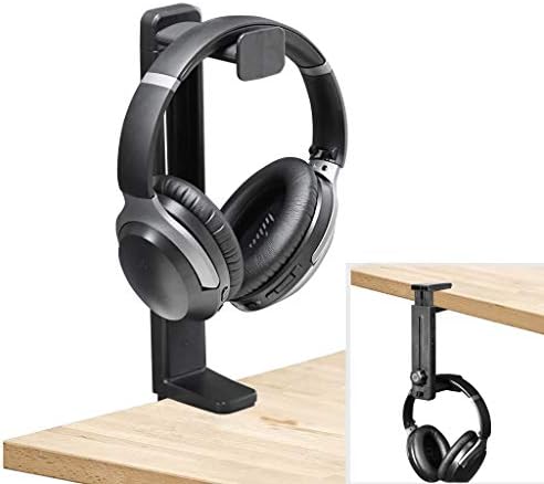 NEETTO HS906 Headphone Stand & Hanger 2 in 1, Above & Under Desk by Avantree