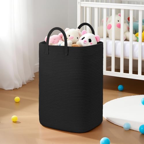 Artfeel Laundry Basket,Woven Cotton Rope Laundry Hamper,100L Versatile Storage for Dirty Clothes,Baby Toys,and Blankets in Bathroom, Nursery,and Living Room - Image 6
