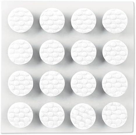 Scotch White Adhesive Bumper Pads 40 PCS, Self-Stick Rubber Pads 3/8" Round, Cabinet Door Rubber Bumpers, Designed to Protect Cabinets and Drawers, Sound Dampening, White (BP959-40NA) - Image 2