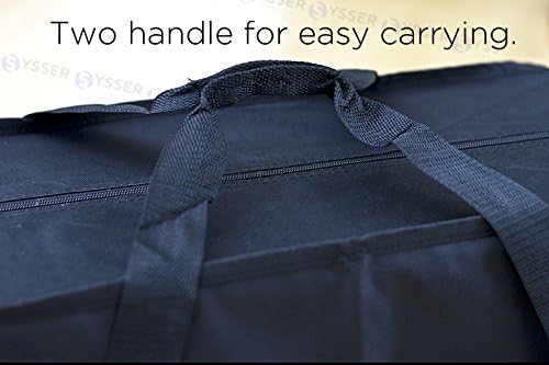 Extra Large Foldable Duffel Bag for Travel – Heavy-Duty Cargo Bag with Zippers & Reinforced Handles, TSA Approved, Water-Resistant size 25x19.5x13, TSA Aprove, load up to 50 lb - Image 5