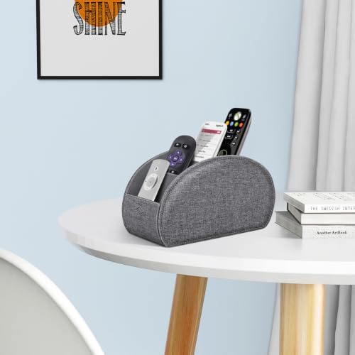 FINTIE Remote Control Holder with 5 Compartments Vegan Leather - Image 4