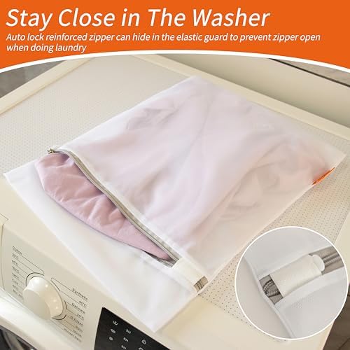Polecasa Mesh Laundry Bags 3 Pack, 16 x 20" Large, Fine Mesh for Delicates - Image 5