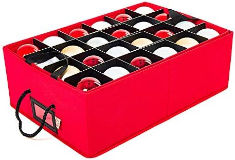 Santa's Bags Christmas Ornament Storage Box, 48 (3") Ornaments - Image 3