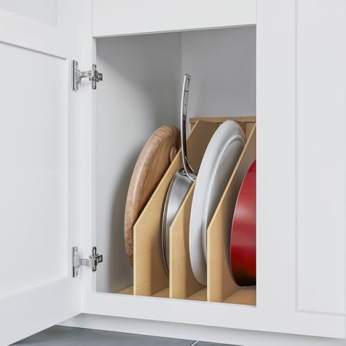 Dowell 4007 TD3 Wooden Vertical Tray Divider Organizer for Base 15" Cabinets - Kitchen Storage & Organization Accessories - Image 2