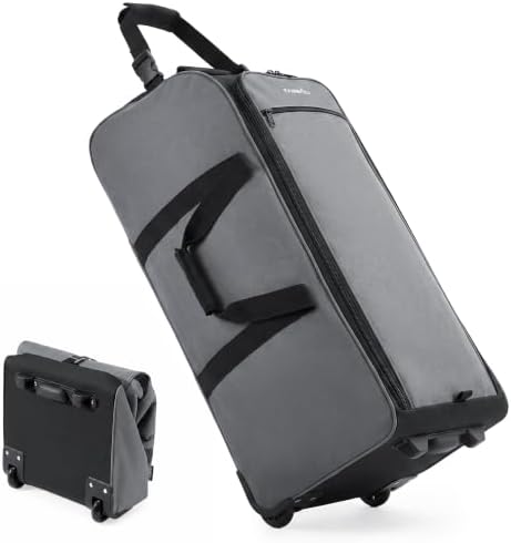 Fanwoli 30'' Extra Large Rolling Duffel Bag with Wheels, Heavy Duty by Fanwoli