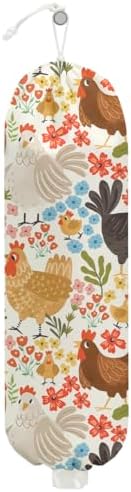 Chicken Plastic Bag Holder, Wall Mount Grocery Bag Holder by Unknown