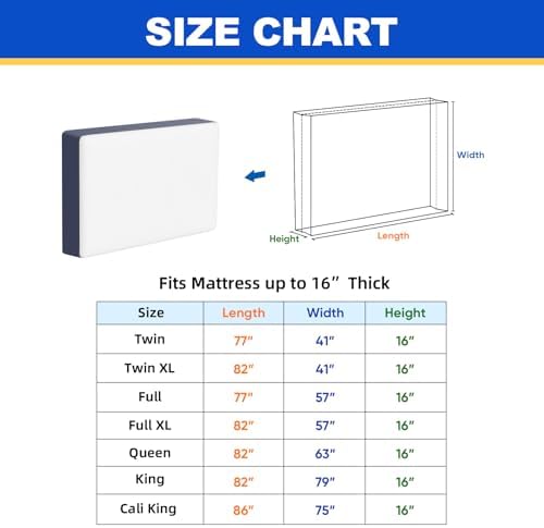TICONN Mattress Bags for Moving, Heavy Duty Mattress Cover Storage Bag - Image 3