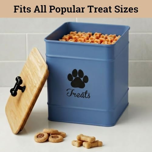 Dog Treat Container Airtight, 6"W x 8"H, Powder Coated, 12 Cup Capacity - Image 5