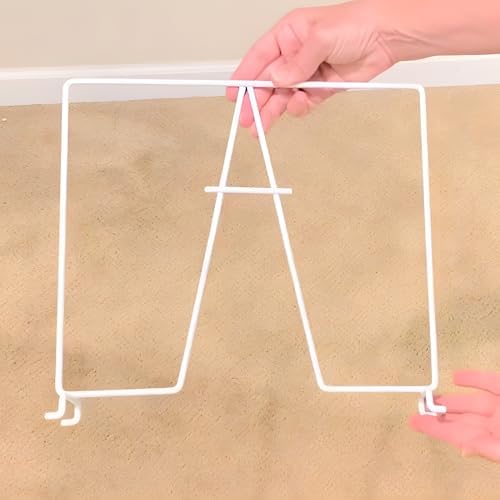 Evelots 4-Pack Wire Shelf Dividers, Tall Steel Closet Shelf Divider - Image 4