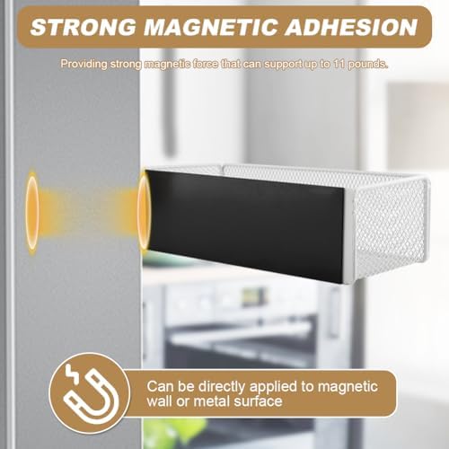 Magnetic Laundry Storage Basket for Washing Machine Side - Image 4