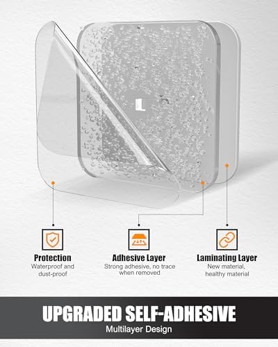 Hat Rack for Hat Storage (4-Pack), Multi-Purpose Hat Organizer, Strong Adhesive Hat Hooks for Wall Organizer for Baseball Caps, Two Mounting Options Hook, White - Image 5