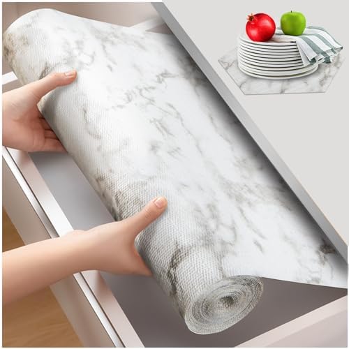 Beautysaid Shelf and Drawer Liner for Kitchen Cabinet Non Adhesive Non Slip by Beautysaid