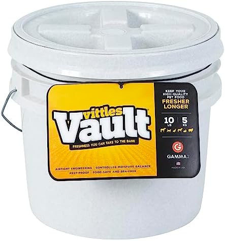 Gamma3 Vittles Vault Dog Food Storage Container, Dry Pet Food, 10 Pounds by Gamma2