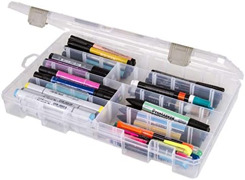ArtBin Large Solutions Box Craft Organizer with 20 Dividers, Clear - Image 5