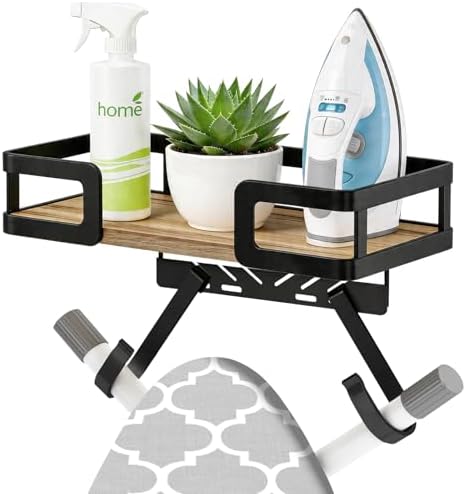 Ironing Board Hanger Wall Mount, T&Y Shaped Iron Holder for Laundry Room by Awarmhome