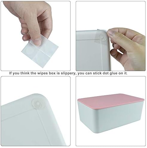 Diaper Wipes Dispenser, Tissue Storage Box Case, Wet Wipe Dispenser Holder - Image 6