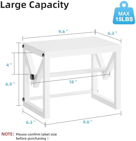 Marbrasse Label Holder for Rolls and Fanfold Labels, White - Image 2