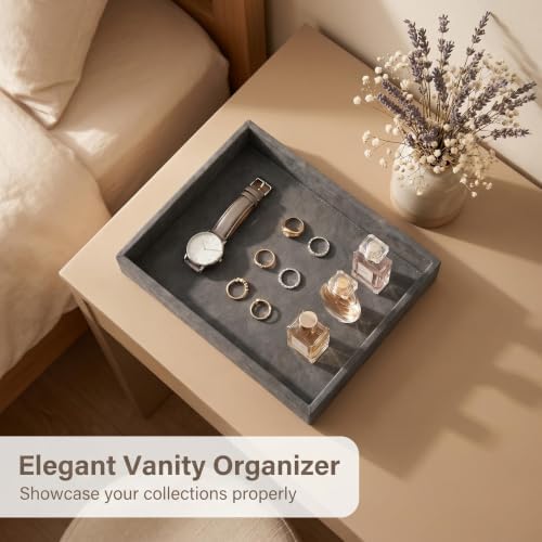 Hard-Sided Valet Tray,Desktop Organizer for Keys,Wallet and Watch - Image 7
