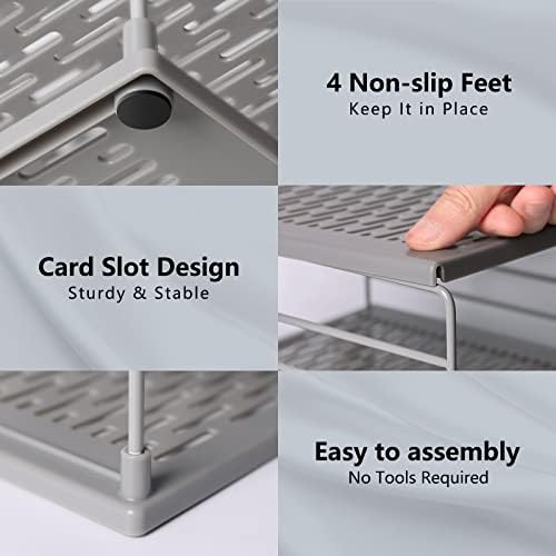 Upgraded Pantry Organizers and Storage - Divided Compartment Holder for Foil and Plastic Wrap - Kitchen Organization for Aluminum Foil, Wraps, Box - Image 4