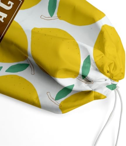 Plastic Bag Organizer, Reusable Grocery Country Style Plastic Bag Dispenser ​for Home Kitchen Travelling Camping Decor, Dispenser use 1 Pack，Lemon Pattern - Image 5