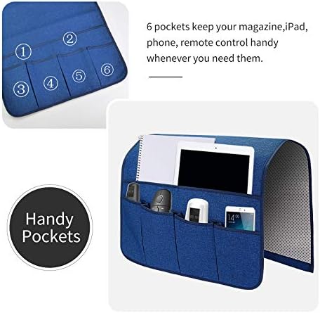 Remote Control Holders for Armchairs, Couch Caddy with Non-Slip Backing - Image 4