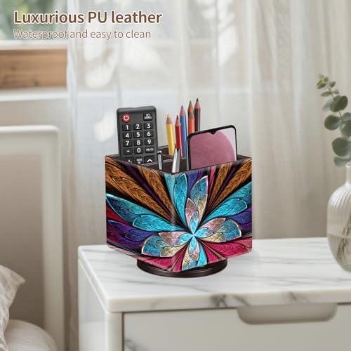 360°Rotatable TV Remote Control Holder/Caddy for Table,Nightstand Organizer - Image 4