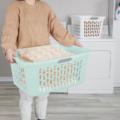 Sterilite Rectangular Laundry Basket, Plastic Clothes Hamper, 18-Pack - Image 4
