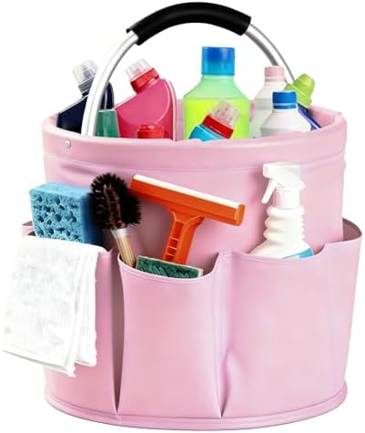 Cleaning Caddy with Handle, for Cleaning Supplies Organizer Bucket by Unknown
