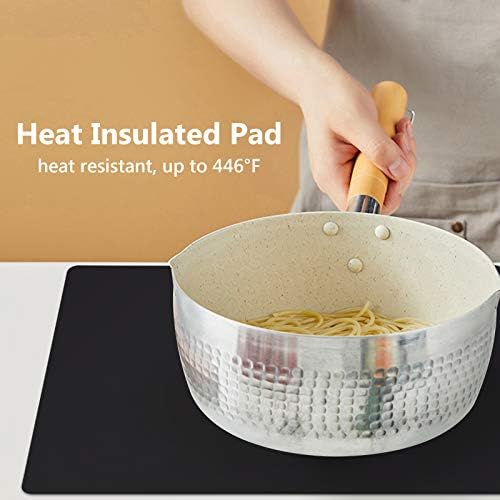 Gartful Extra Large Silicone Mats for Countertop, 28" by 20" Multipurpose Mat, Counter Table Protector, Desk Saver Pad, Placemat Nonstick Nonskid Heat-Resistant Pad, Black - Image 5