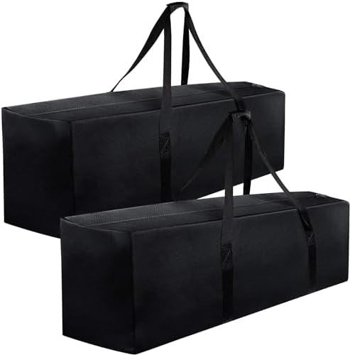 INFANZIA 47in Large Travel Duffel Bag, 600D Water Resistant Foldable, 2PCS by INFANZIA