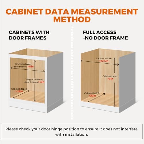 Pull Out Drawers for Cabinet Wood 21" W x 22" D Slide Out Organizer - Image 3
