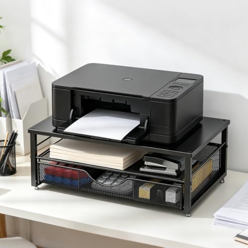 Computer Monitor Stand Riser with Drawer - Image 6