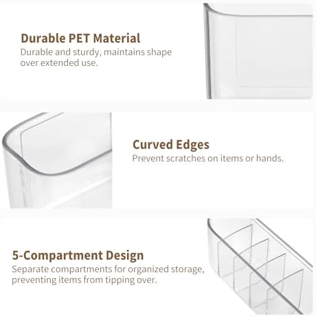 PAVSTINE 2 Pack Clear Adhesive Medicine Cabinet Shelves for Narrow Space - Image 4