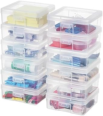 novelinks Plastic Small Storage Containers with Lids for Organizing - Image 3