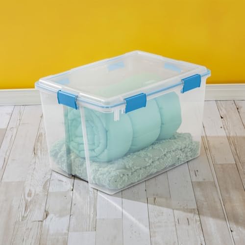 Sterilite Gasket Storage Box with Lids for Home & Office, 80 Quart, 8-Pack - Image 5