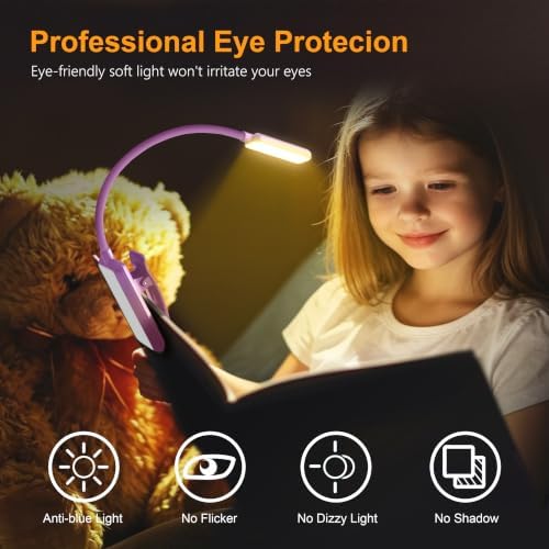 Gritin 9 LED Rechargeable Book Light for Reading in Bed - Image 2