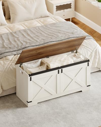 Hzuaneri 43 inches Farmhouse Storage Chest and Bench | 55 Gal | 330lb Seat - Image 2