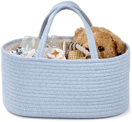 Diaper Caddy Organizer, Gift Basket for Baby Shower, Newborn Essentials by KODOMOORE
