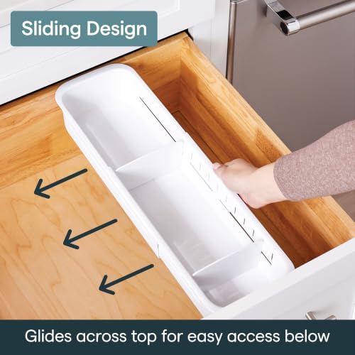 YouCopia DrawerFit Sliding Drawer Sorter, Adjustable Drawer Organizer - Image 5