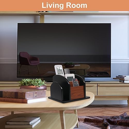 Coideal Remote Control Holder, 6-Compartment Rotating Remote Control Caddy - Image 3