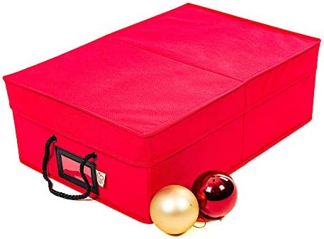 Santa's Bags Christmas Ornament Storage Box, 48 (3") Ornaments by SantasBags