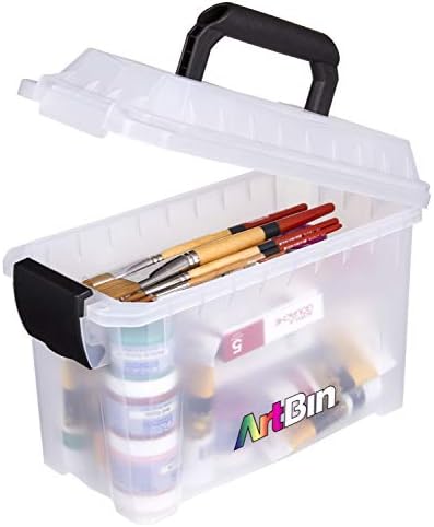 ArtBin Mini Sidekick Carrying Case with Handle, Clear by ArtBin
